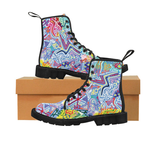 Hatter's Vacation Women's Canvas Boots