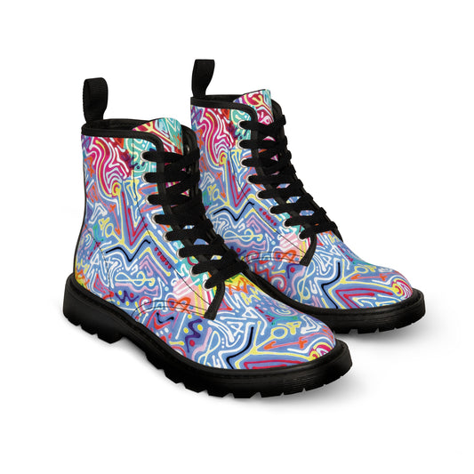 Hatter's Vacation Women's Canvas Boots