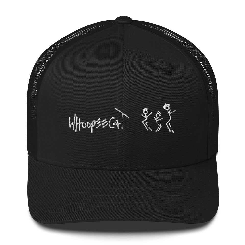 Whooopeecat Logo Trucker Cap